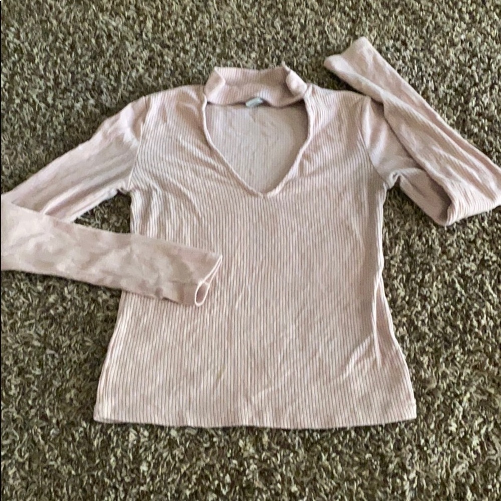Light pink long sleeve shirt